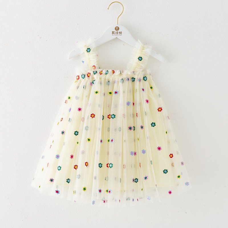 Summer Dress Manufacturer - Floral Embroidery Strap