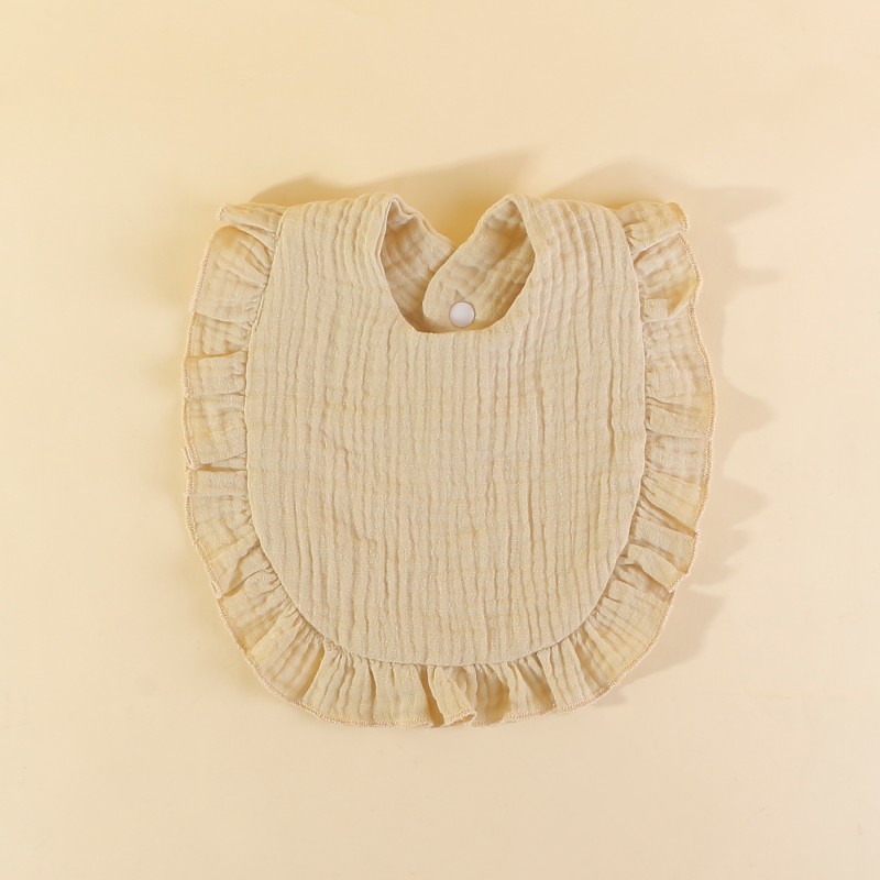 Drool Bibs Manufacturer - Cotton Ruffle Muslin