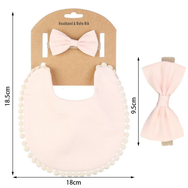 Baby Headband Factory - Double Side Bib Set