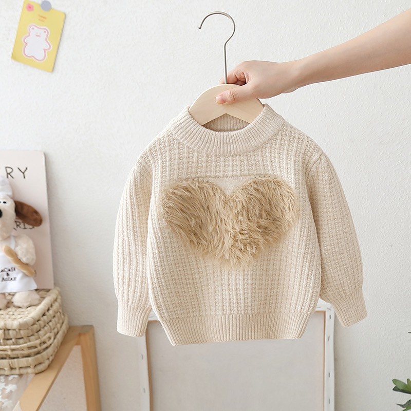 Valentine Sweater Factory - Heart Pattern Knitted