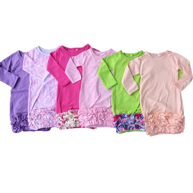 Baby Gown Manufacturer - Cotton Icing Ruffle