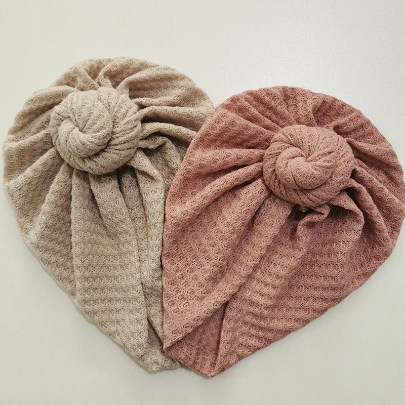 Baby Turban Supplier - Waffle Knit Bun
