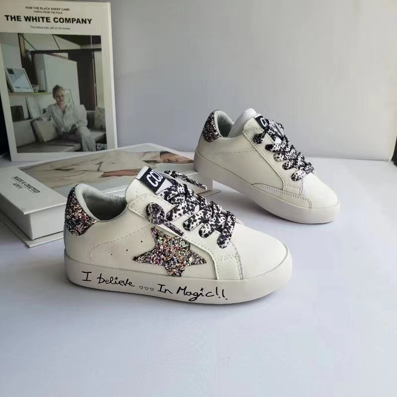 Glitter Sneakers Supplier - Sparkle Star Lace