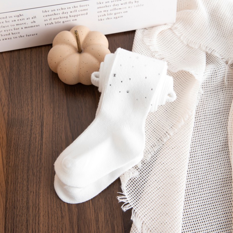 Rhinestone Tights Factory - Sparkle Ribbed Stockings