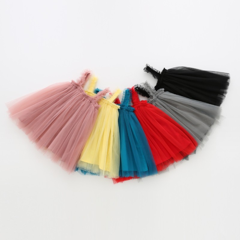 Summer Dress Manufacturer - Spaghetti Strap Tulle