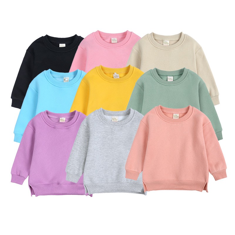 Kids Sweater Factory - Solid Color Crewneck