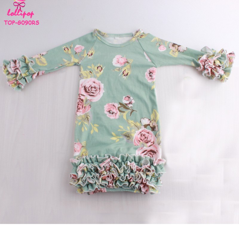 Baby Gown Supplier - Floral Icing Ruffle
