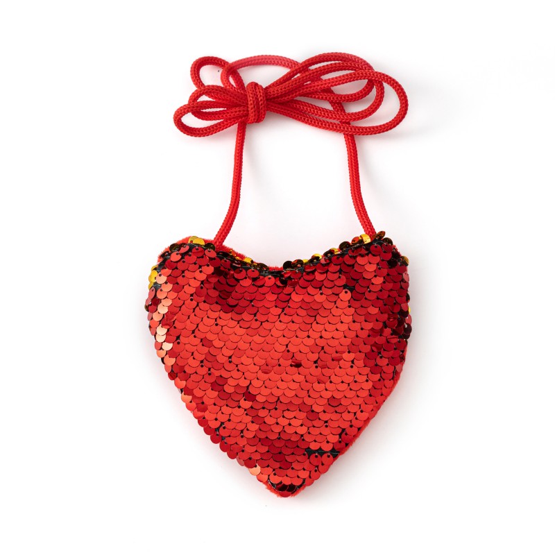 Heart Handbag Supplier - Sequin Messenger Satchel
