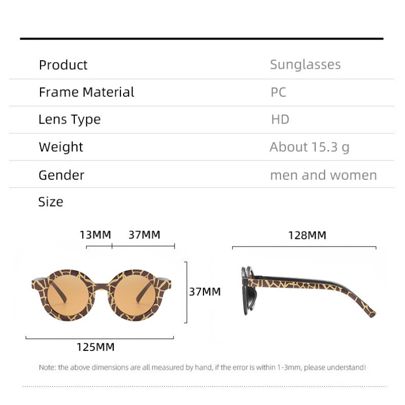 Plastic Sunglasses Manufacturer - Camouflage Round