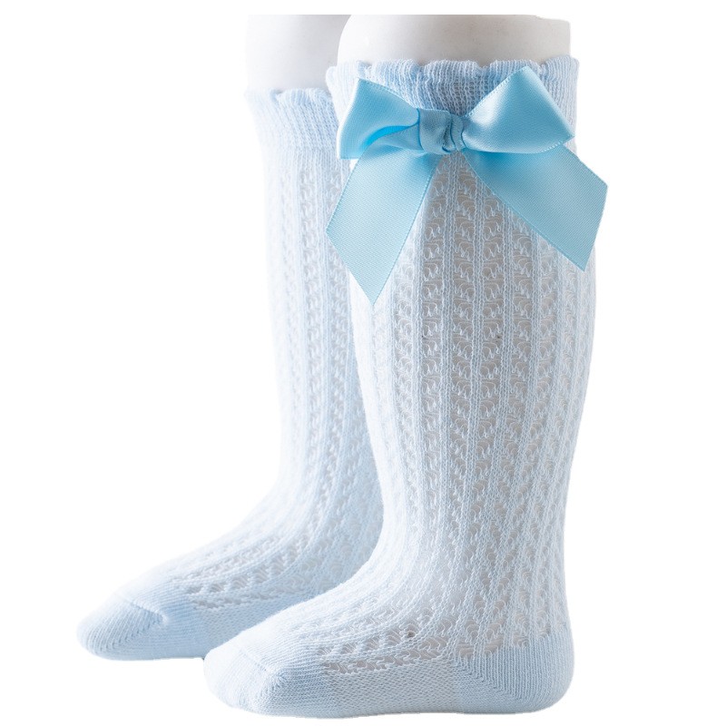 Mesh Socks Supplier - Knee High Bowknot