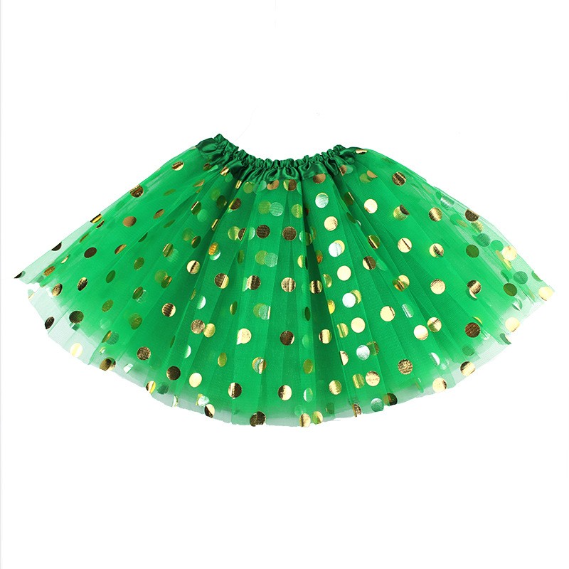 Polka Dot Skirt Manufacturer - Sequin Triple Layer