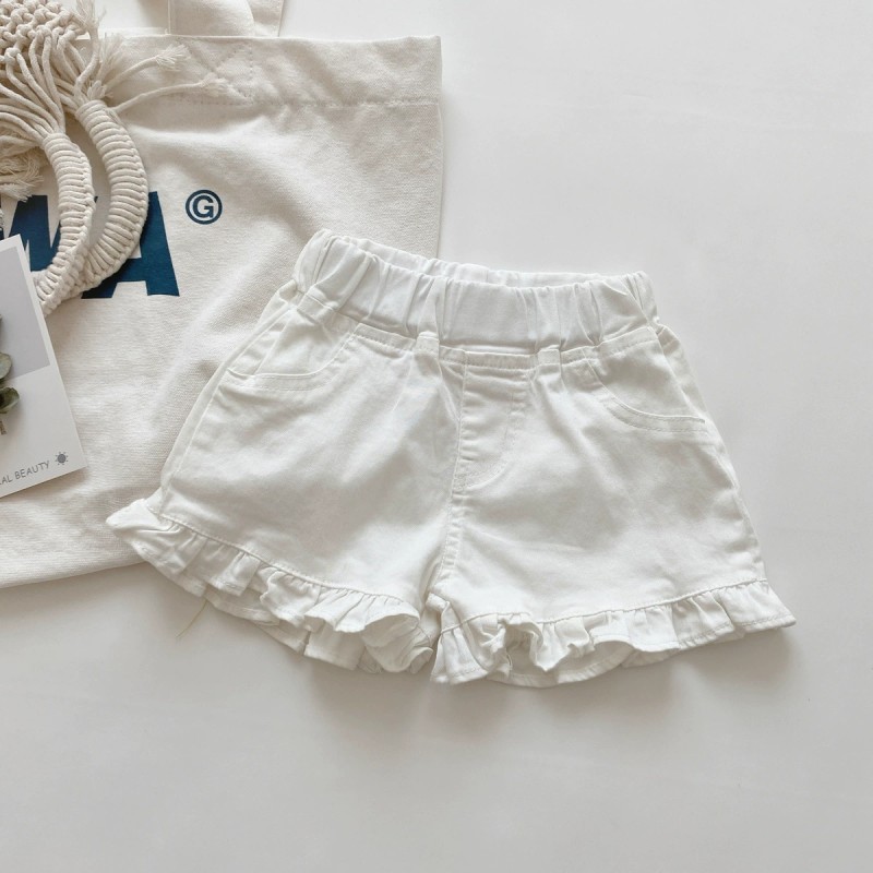 Denim Shorts Manufacturer - Ruffle Beach Casual