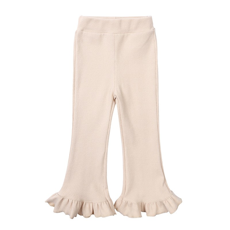Ruffle Pants Manufacturer - Ribbed Knit Bell