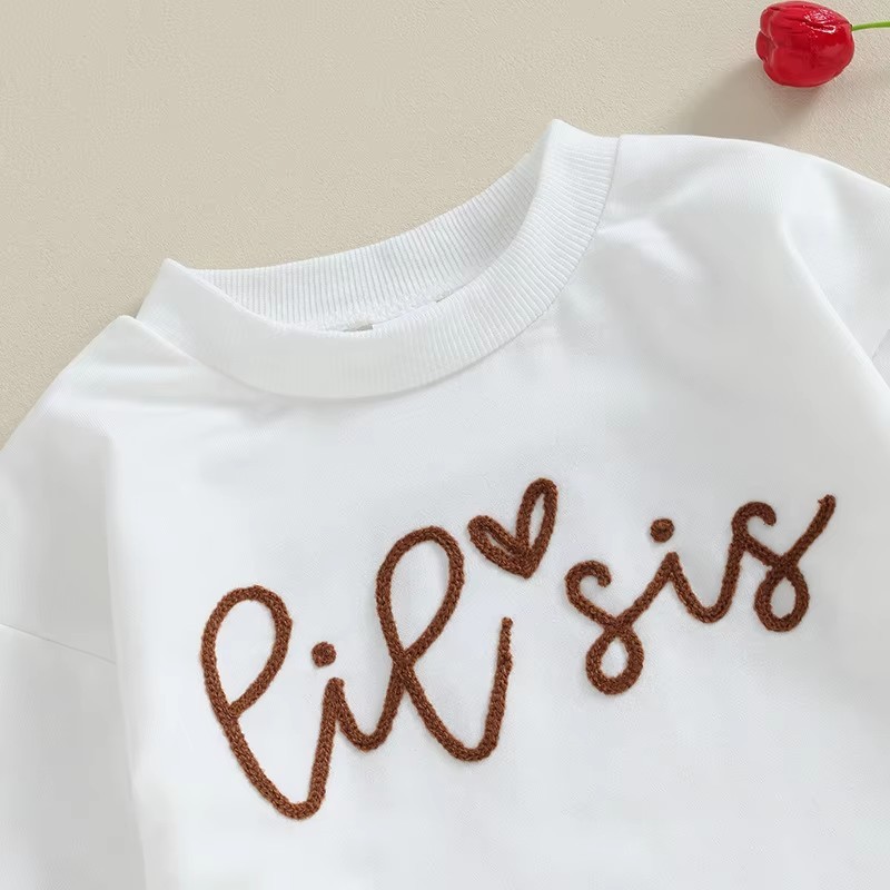 Sister Romper Supplier - Matching Chenille Embroidery
