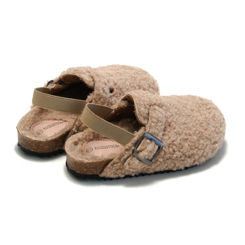 Plush Slippers Factory - Suede Fleece Clogs