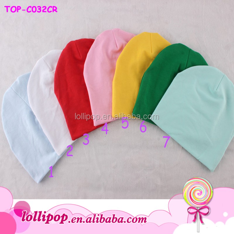 Newborn Hats Manufacturer - Plain Cotton Beanie