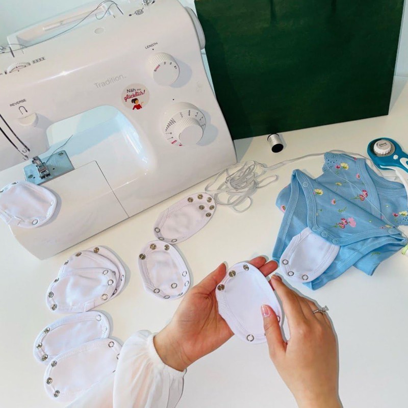 Bodysuit Extender Manufacturer - Cotton Snap Patch