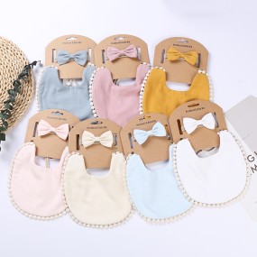 Baby Headband Factory - Double Side Bib Set