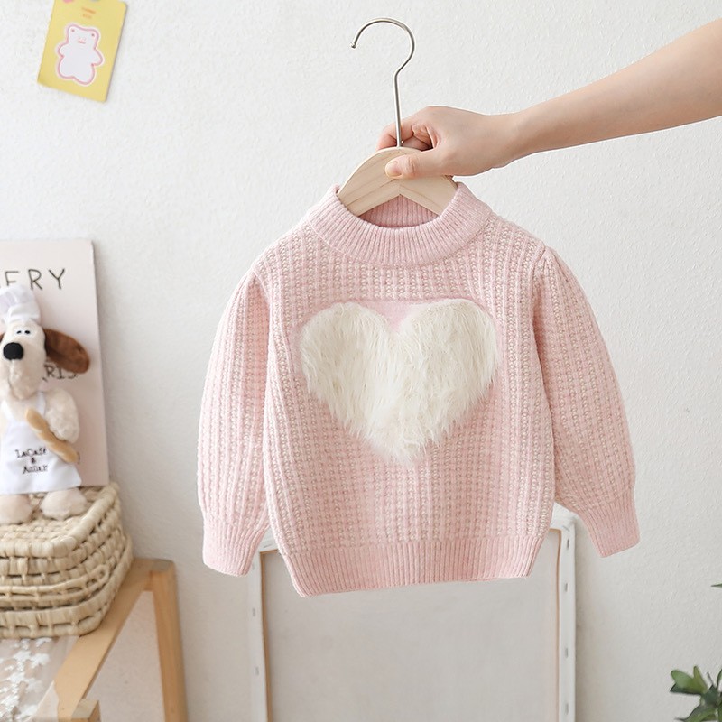Valentine Sweater Factory - Heart Pattern Knitted