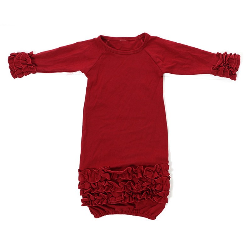 Baby Gown Manufacturer - Cotton Icing Ruffle