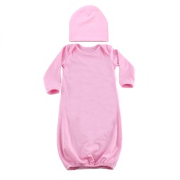 Night Gown Supplier - Solid Pink Sleeping