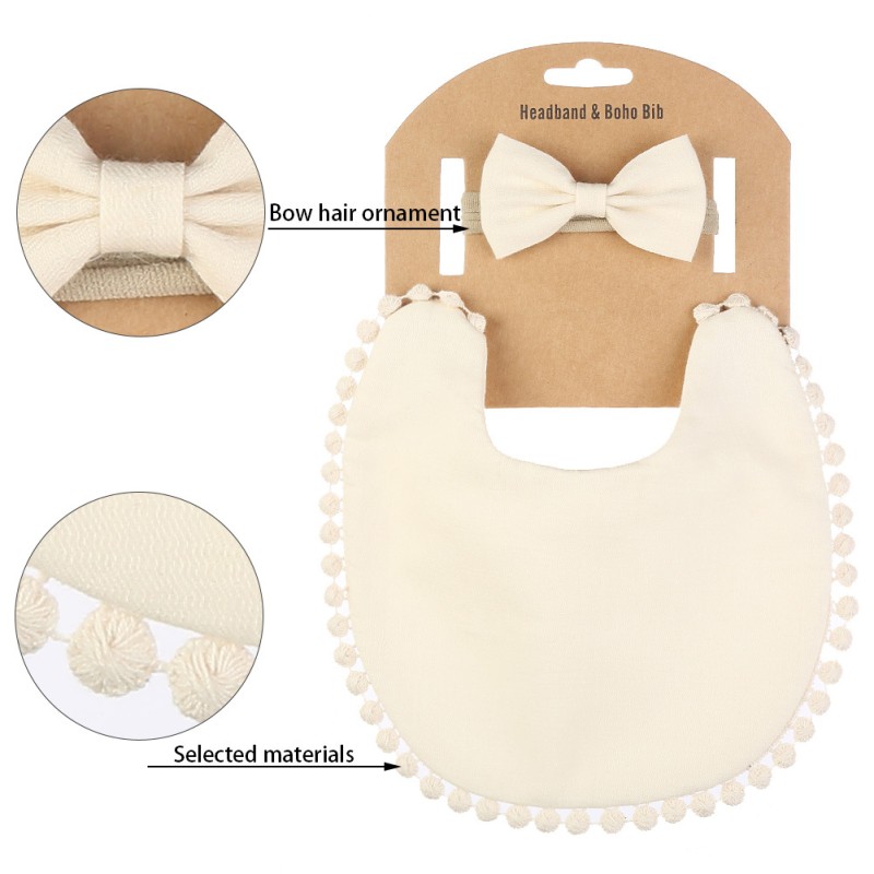 Baby Headband Factory - Double Side Bib Set