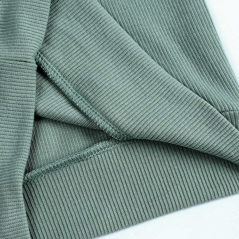 Rabbit Hoodie Manufacturer - Ribbed Clothes Set