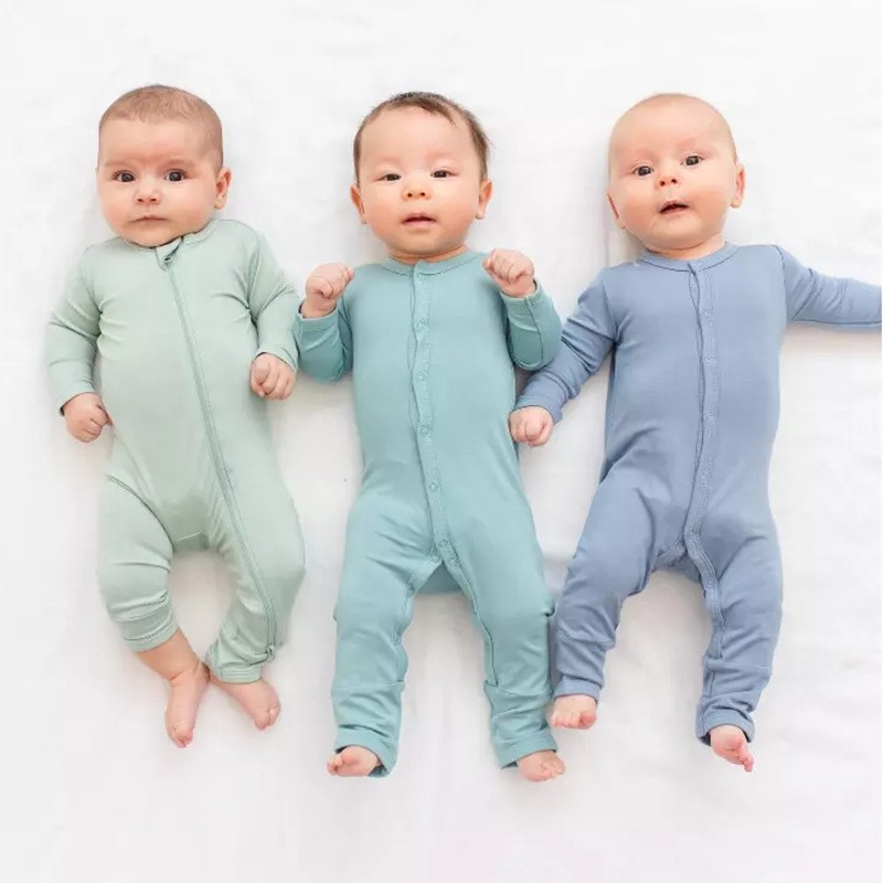 Bamboo Sleeper Manufacturer - Zipper Jumpsuit Pajama
