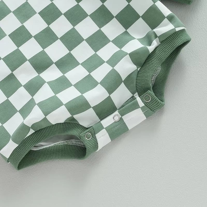 Checkered Romper Supplier - Retro Oversized Sweatshirt