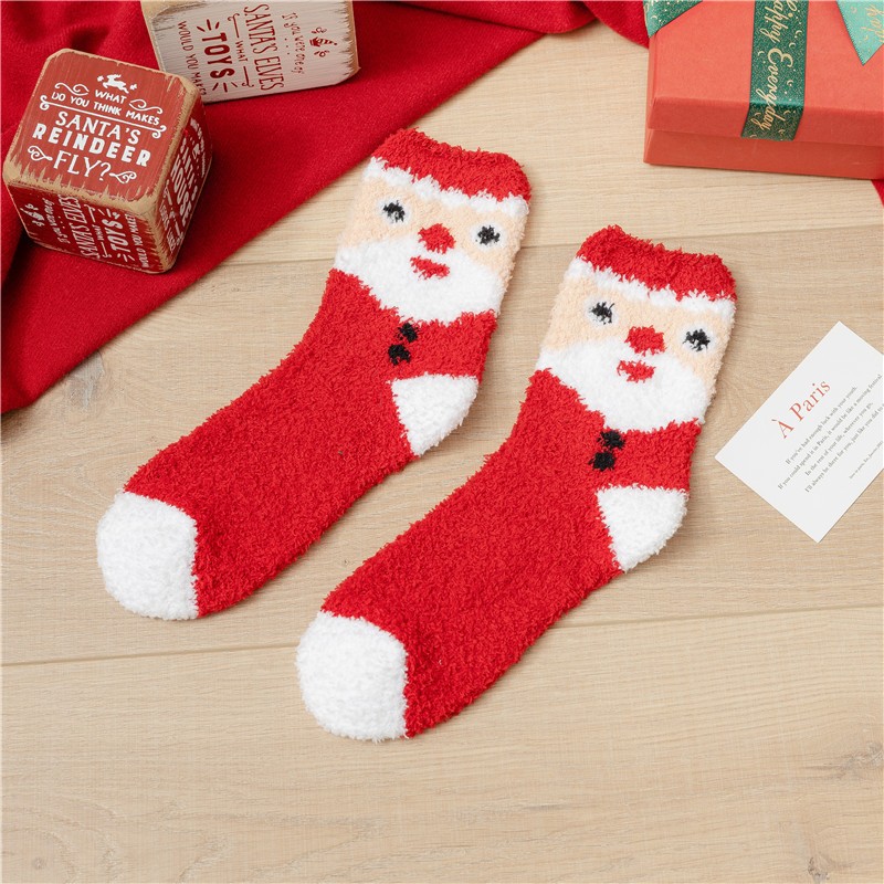 Christmas Sock Factory - Snowman Santa Claus