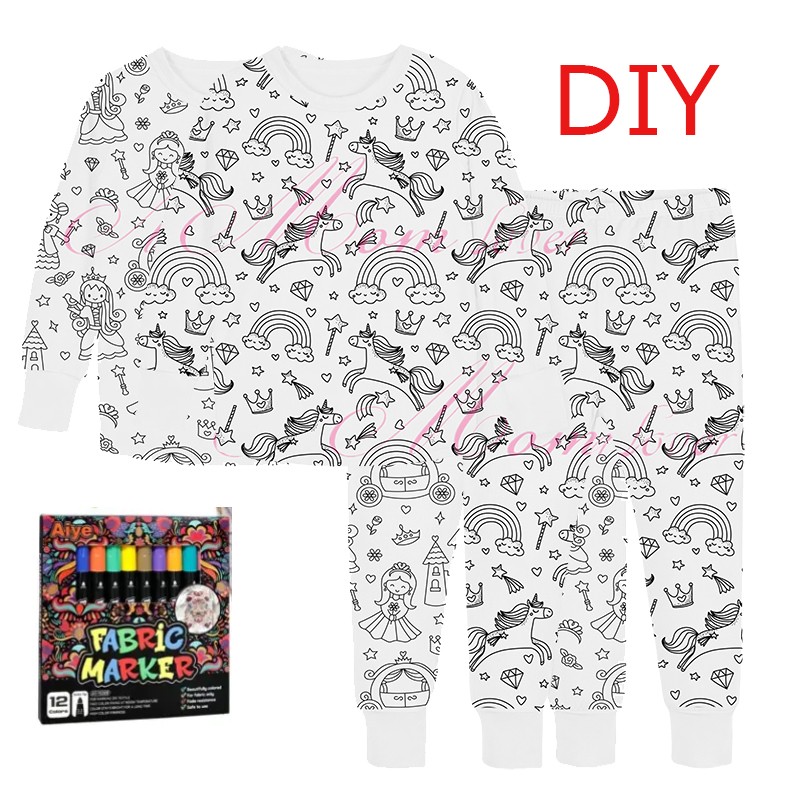 Pajamas Set Factory - Unisex Cartoon Coloring