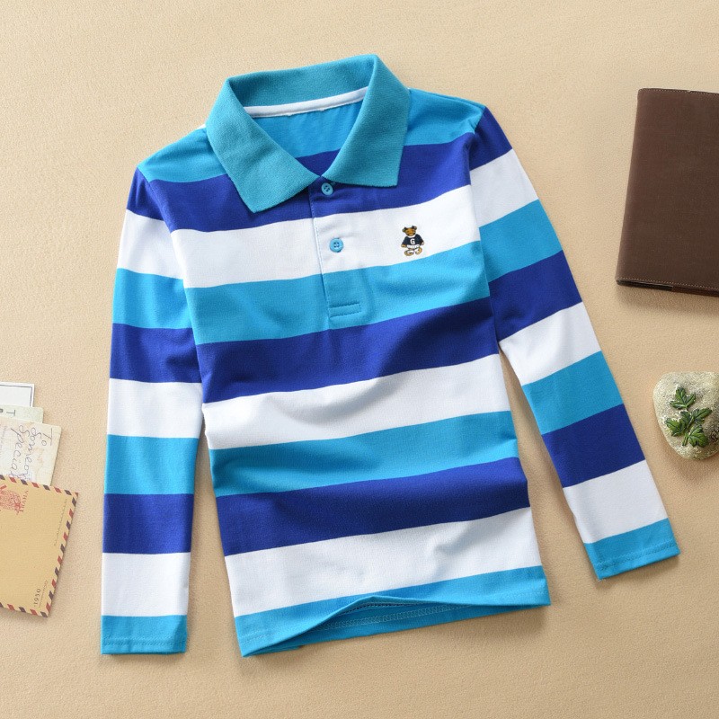 Long-Sleeve Polo Manufacturer - Yellow Striped Bear