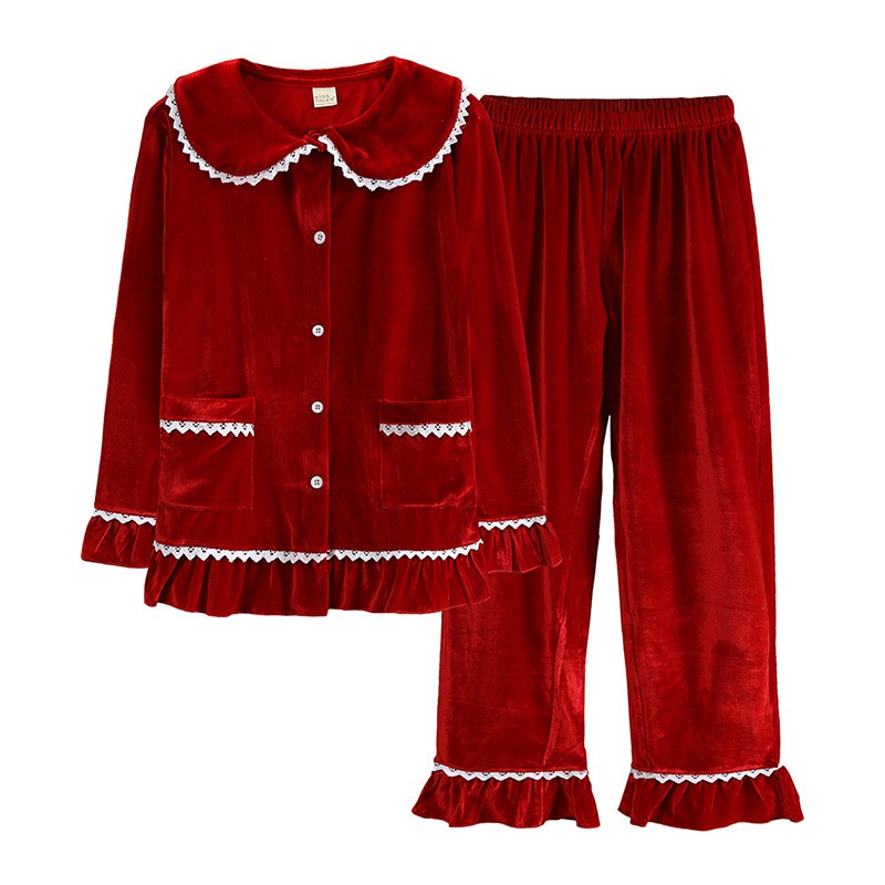 Velvet Pajama Manufacturer - 2025 Christmas Red