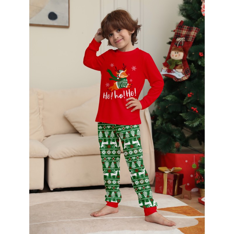 Family Pajamas Manufacturer - Deer Print Festive
