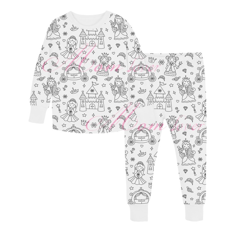 Pajamas Set Factory - Unisex Cartoon Coloring