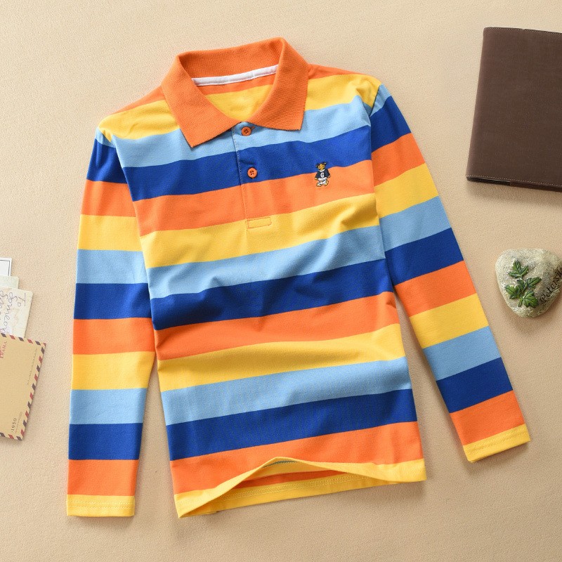 Long-Sleeve Polo Manufacturer - Yellow Striped Bear