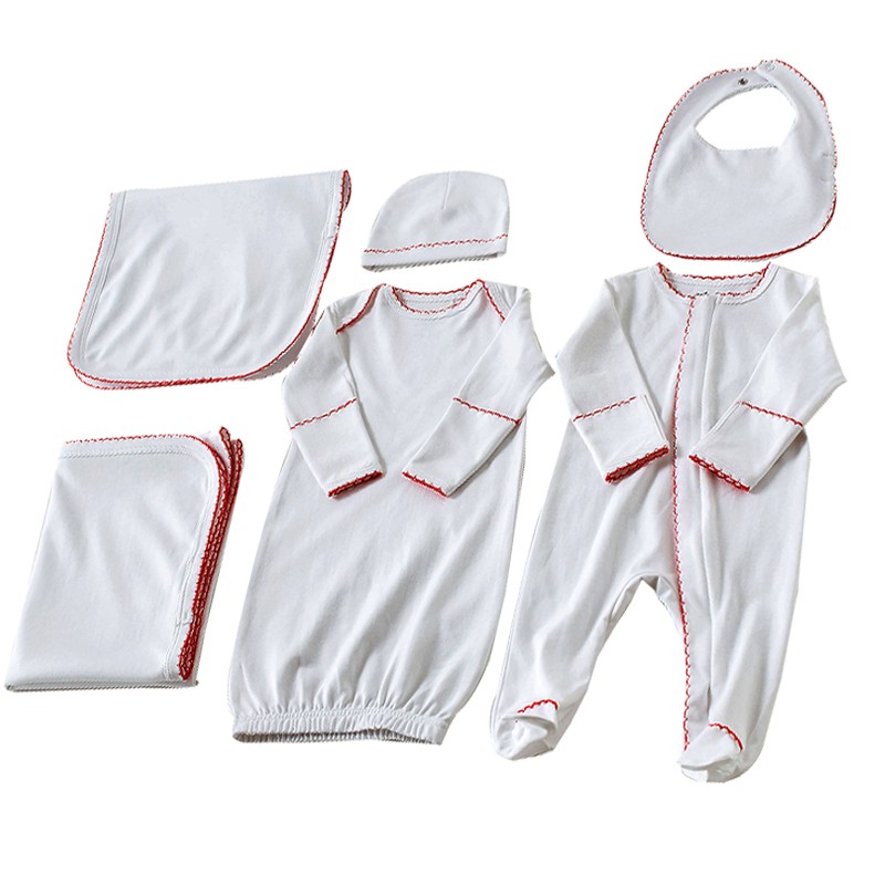 Baby Set Manufacturer - Monogrammed Layette Gown