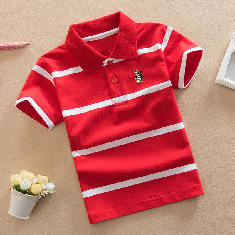 Children Polo Factory - Short Sleeve Striped