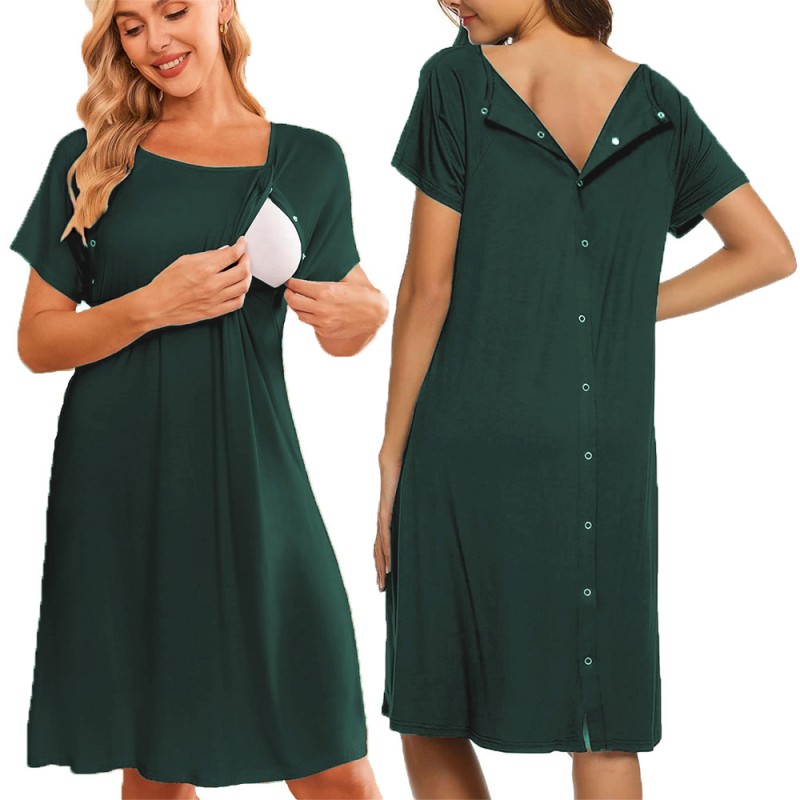 Women Nightdress Supplier - Satin V-Neck Comfortable