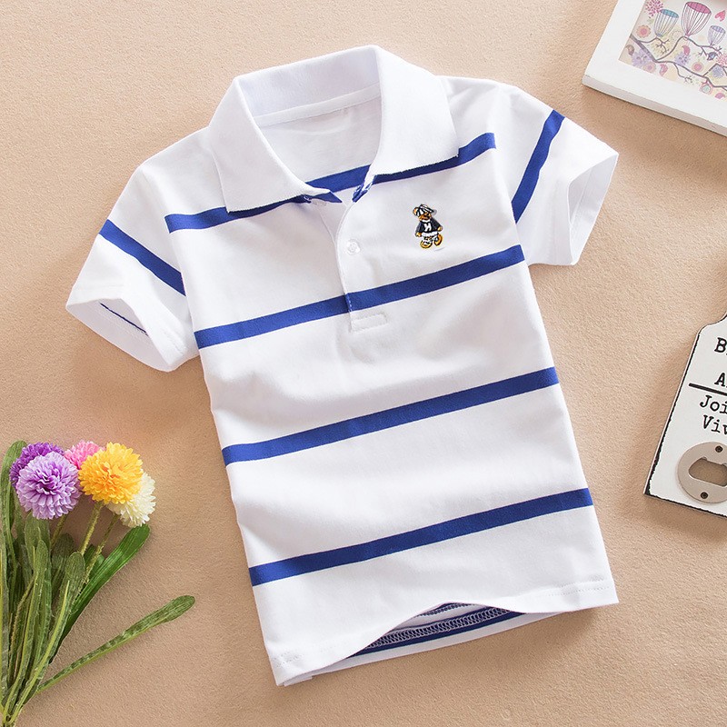 Children Polo Factory - Short Sleeve Striped