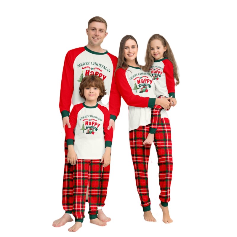 Christmas Pajamas Manufacturer - Snowman Santa Plaid