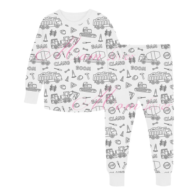 Pajamas Set Factory - Unisex Cartoon Coloring