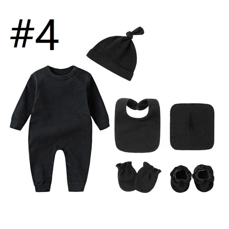 Newborn Set Supplier - Cotton Hat Mittens Bodysuit