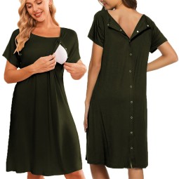 Women Nightdress Supplier - Satin V-Neck Comfortable