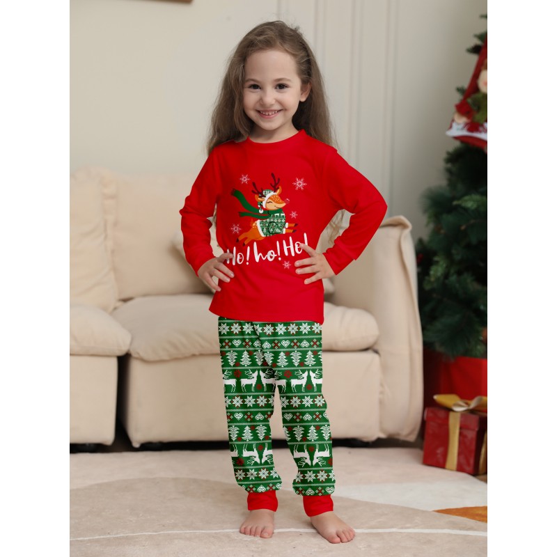 Family Pajamas Manufacturer - Deer Print Festive
