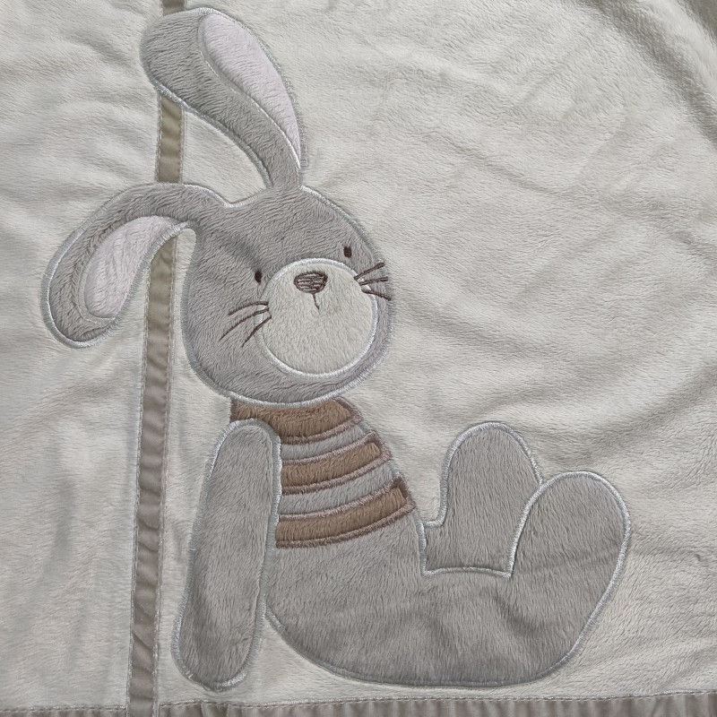 Baby Blanket Supplier - Rattle Toy Micro Fleece Embroidery