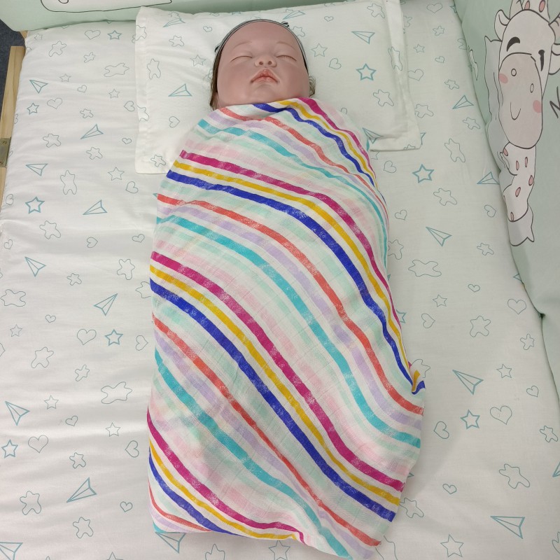 Bamboo Swaddle Blanket Manufacturer - New Arrived 3 Packs Baby