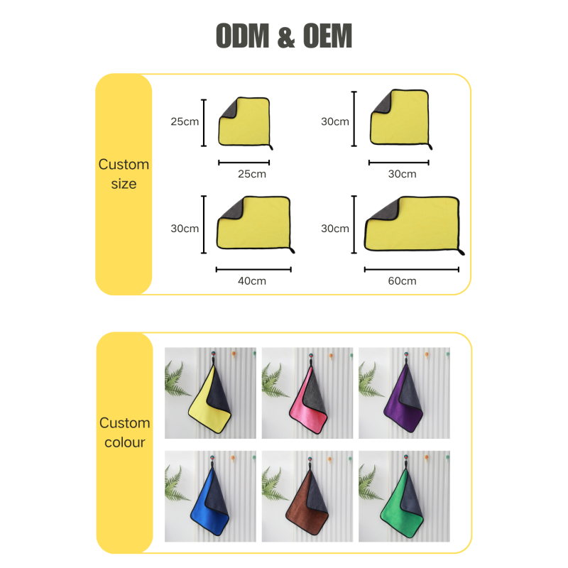 Car Towel Manufacturer - High Quality Double Sided Microfiber