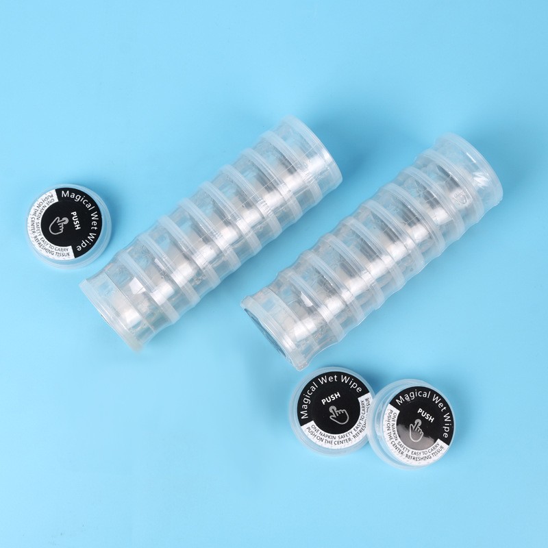 Compressed Wipes Supplier - Free Design Liquid Moisturizing Coin