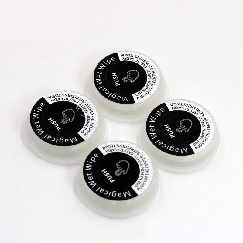 Compressed Wipes Factory - Magic Tablet Single Package Push